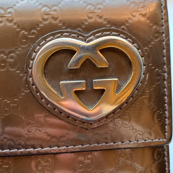 Gucci Guccisima intertwined heart wallet - Picture 8 of 11